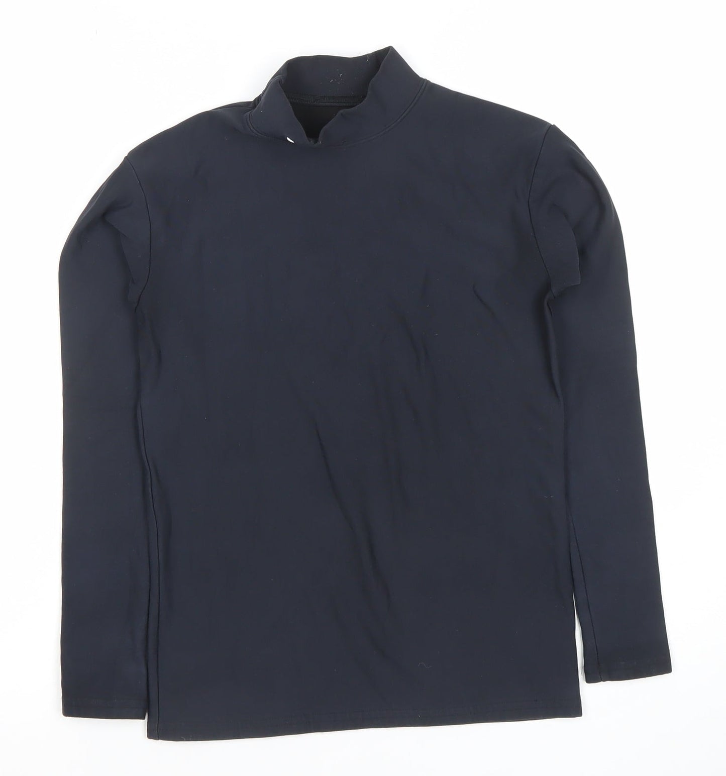 Under Armour Boys Black XL ColdGear Long Sleeve Mock Neck Thermal Top