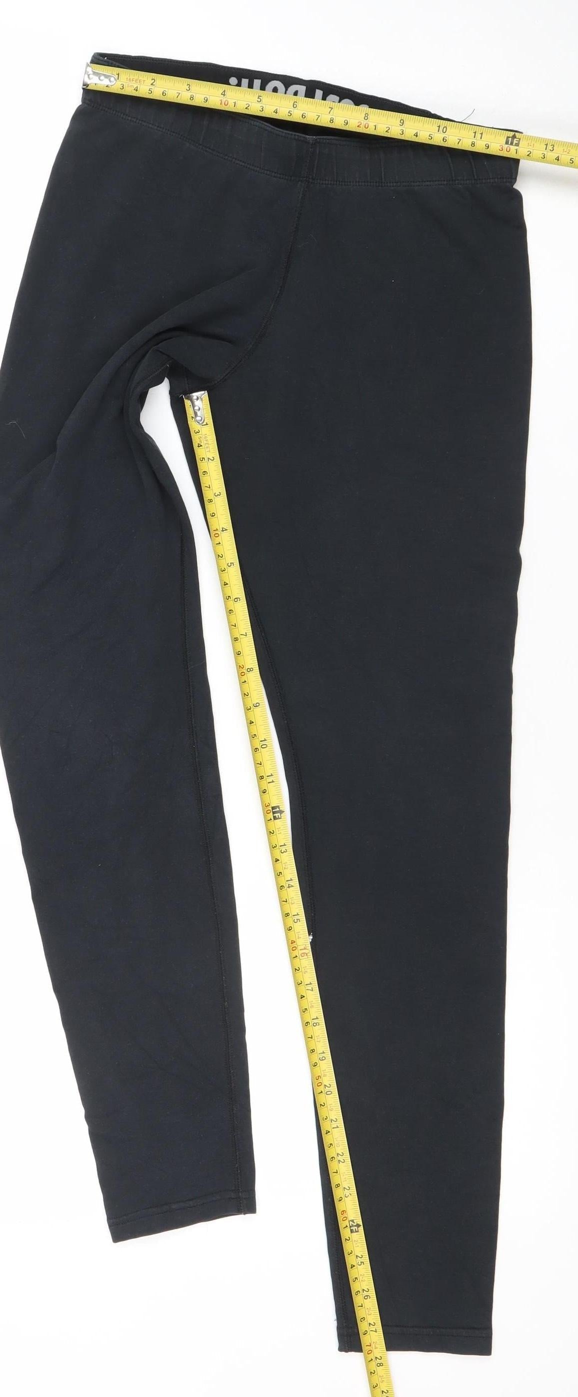 Nike Womens Black M Athletic Leggings Just Do It Sportswear