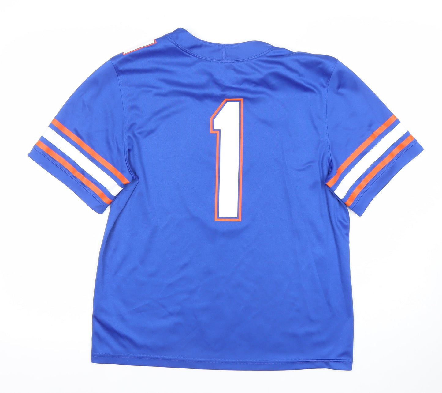 Nike Boys Blue Dri-Fit American Football Jersey T-Shirt L