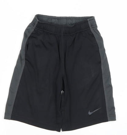 Nike Boys Black Dri-Fit Athletic Shorts Size S 8-10 Years Running Training