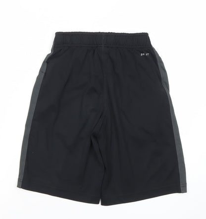Nike Boys Black Dri-Fit Athletic Shorts Size S 8-10 Years Running Training