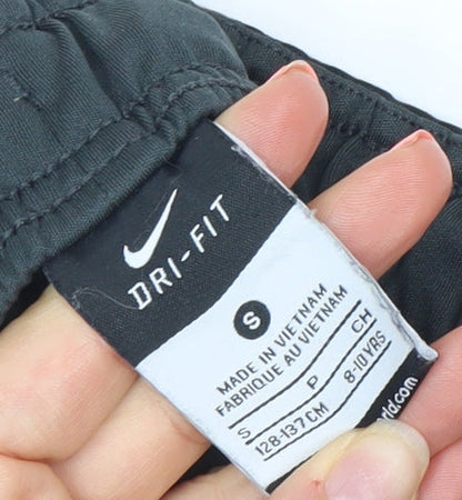 Nike Boys Black Dri-Fit Athletic Shorts Size S 8-10 Years Running Training