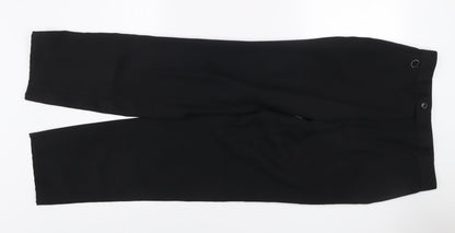 Events Womens Black Polyester Dress Trousers Size 22 Regular Fit
