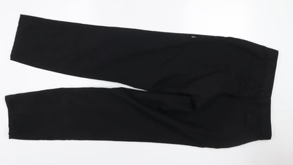 Events Womens Black Polyester Dress Trousers Size 22 Regular Fit