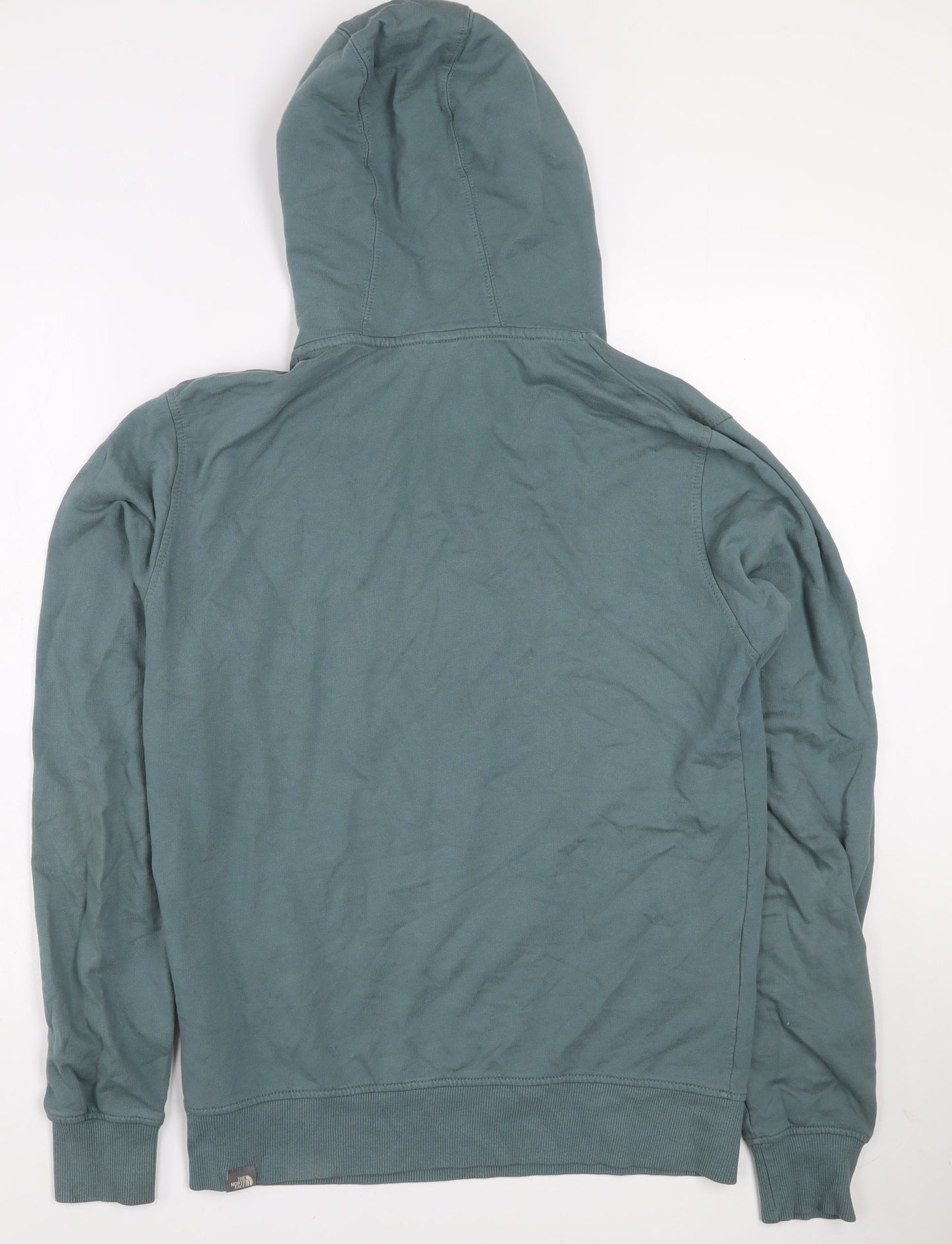 The North Face Men's Green Pullover Hoodie Size M Outdoor Cotton