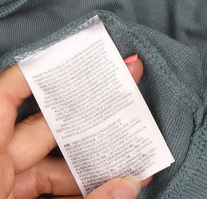 The North Face Men's Green Pullover Hoodie Size M Outdoor Cotton