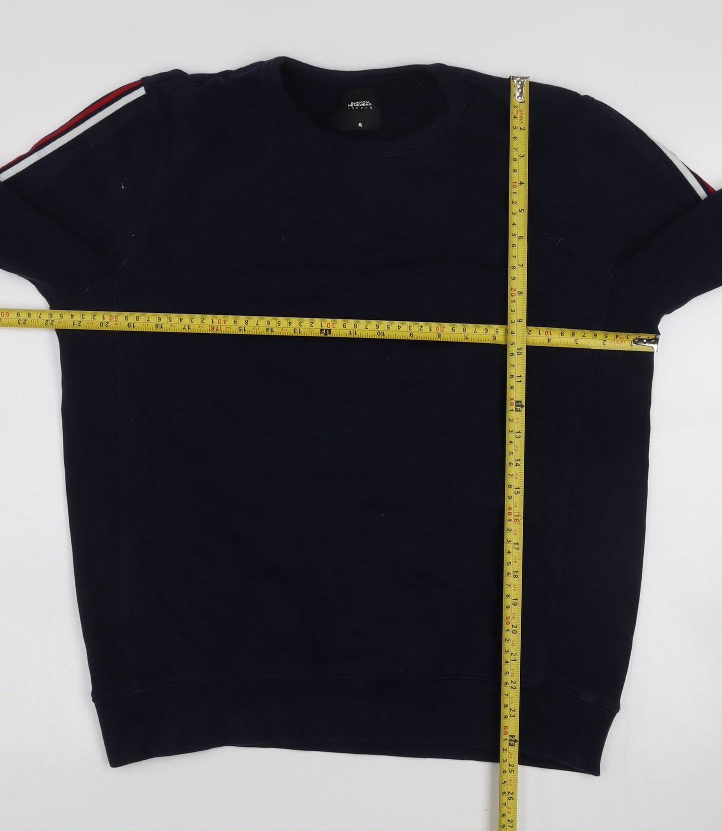 Burton Menswear London Men's Blue M Pullover Crew Neck Sweatshirt