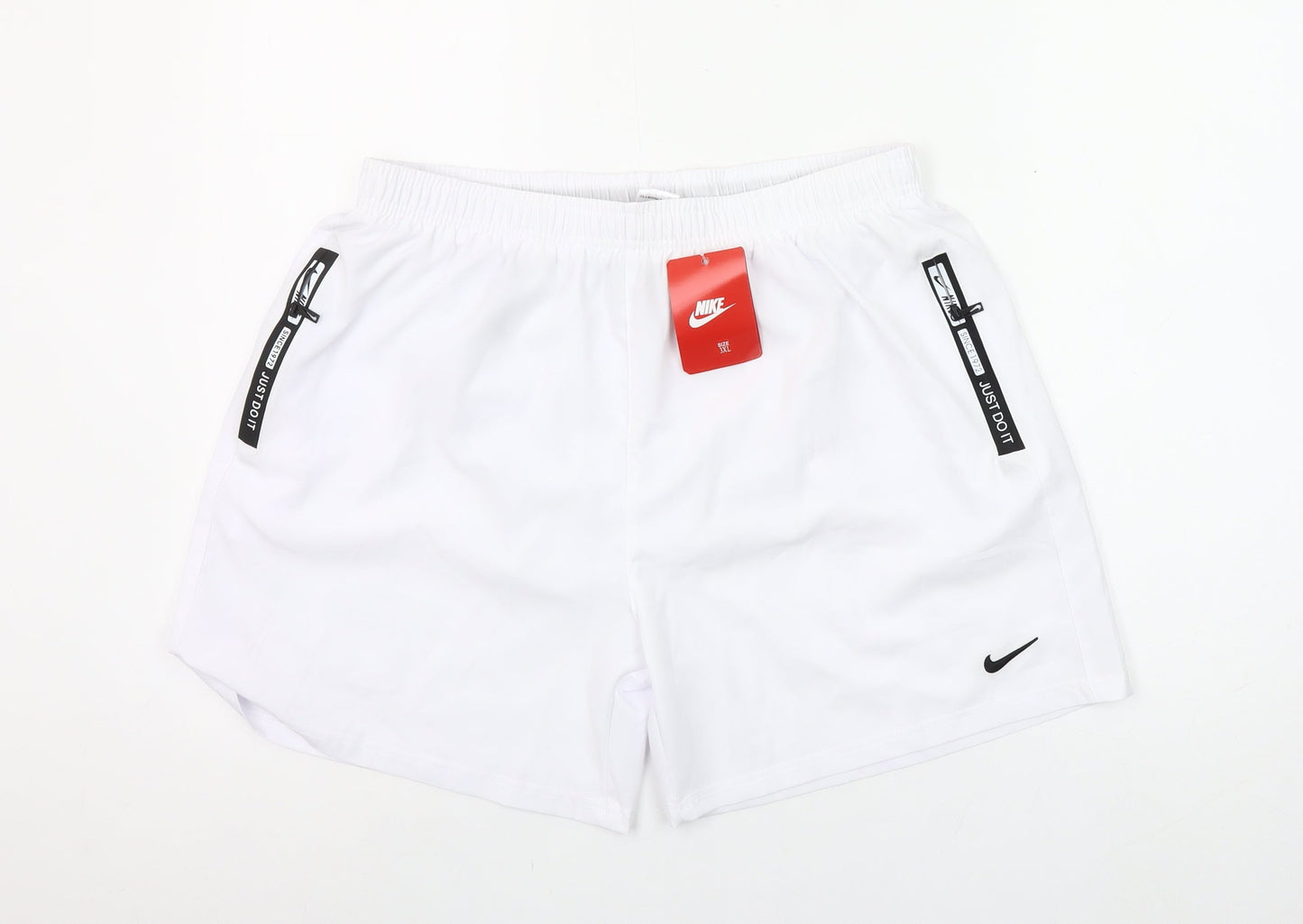 Nike Men's White 3XL Athletic Quick Dry Sports Shorts