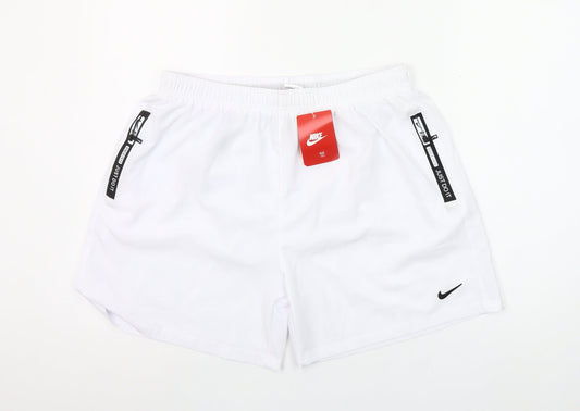 Nike Men's White 3XL Athletic Quick Dry Sports Shorts