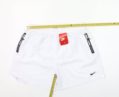 Nike Men's White 3XL Athletic Quick Dry Sports Shorts