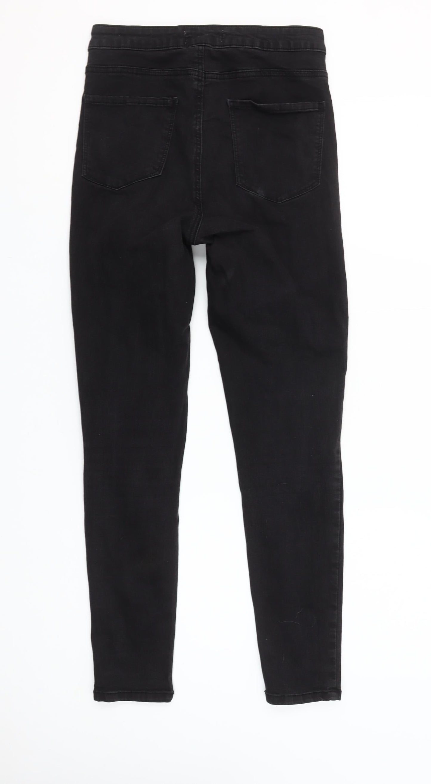 Denim Co. Womens Black Skinny High Rise Stretch Jeans Size 10