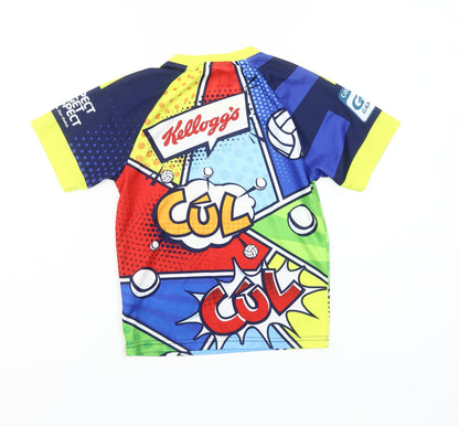 Masita Boys Multicoloured Sports Graphic T-Shirt 4-5 Years Short Sleeve