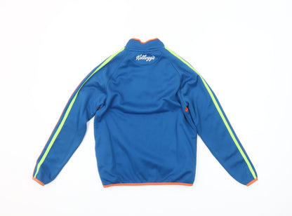 Masita Boys Blue 8 Years 1/4 Zip Sports Sweatshirt Top