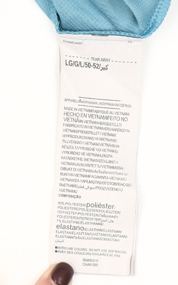 Under Armour Men's Blue Performance Polo Shirt Size L Moisture Wicking