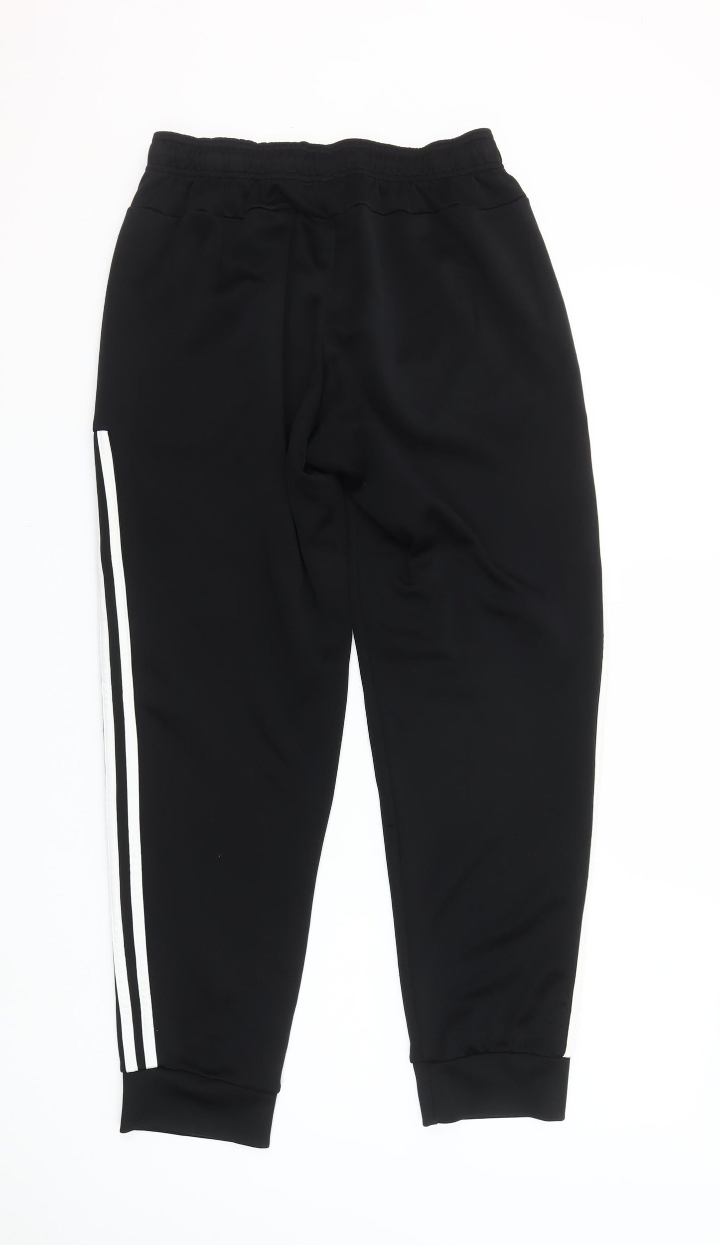 Adidas Men's Black Jogger Trousers Size M Tapered Fit