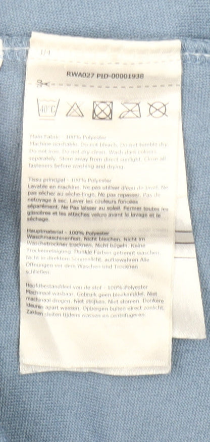 Regatta Womens Blue 1/4 Zip Fleece Sweatshirt UK 14 Polyester