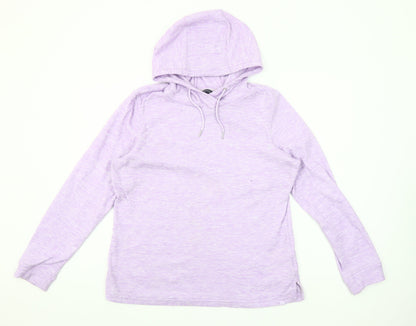 Regatta Women Lilac Hoodie Size 14 Pullover Long Sleeve Outdoor Top