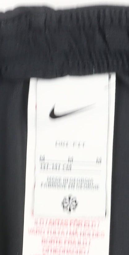 Nike Boys Black Dri-FIT Athletic Shorts 12 Years