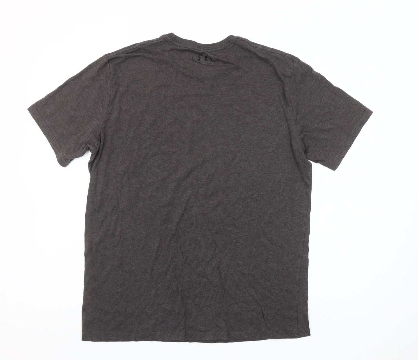 Under Armour Men's Grey Graphic Logo Relaxed Fit T-Shirt Size L