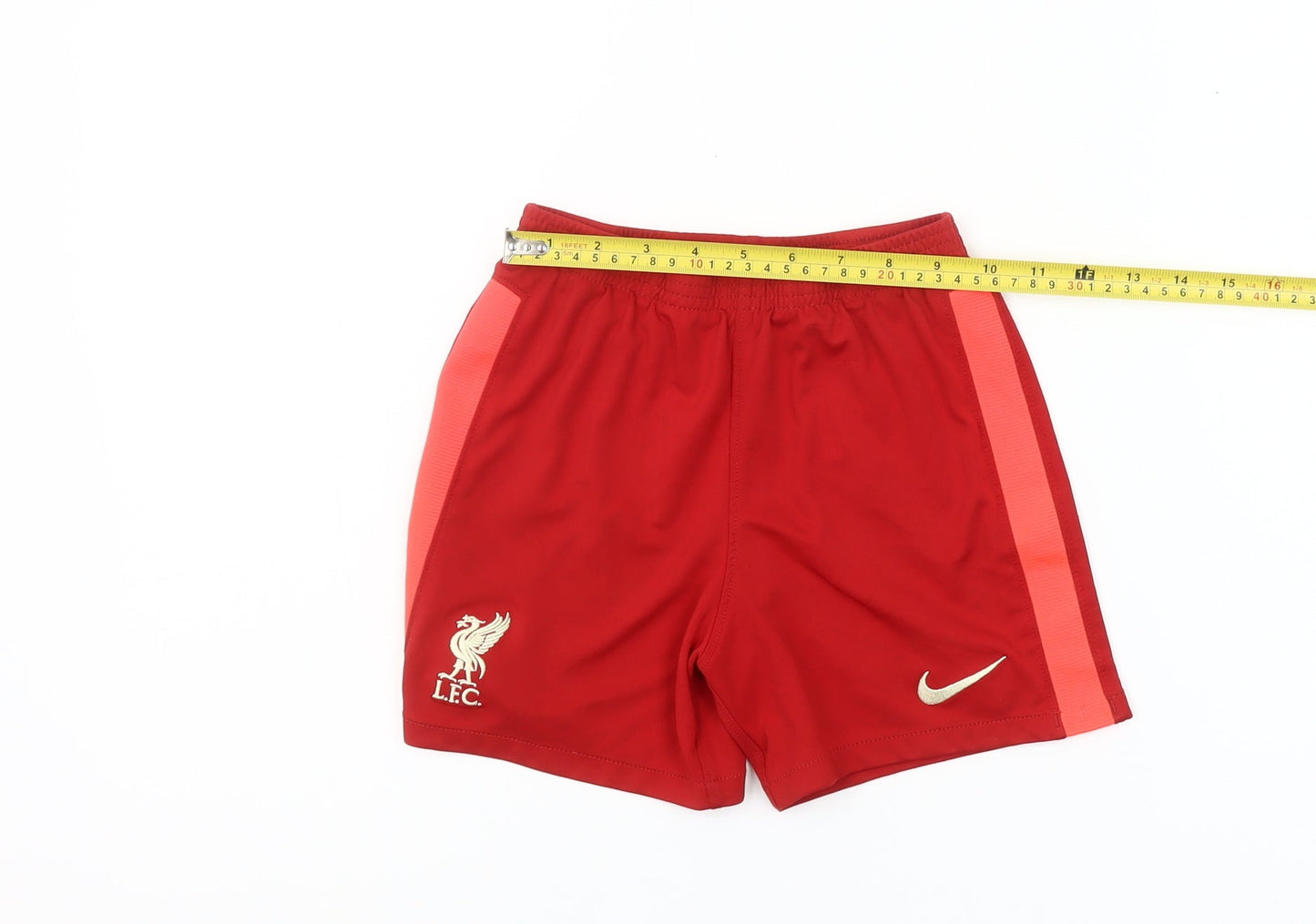 Nike Boys Red Liverpool FC XL Athletic Football Shorts