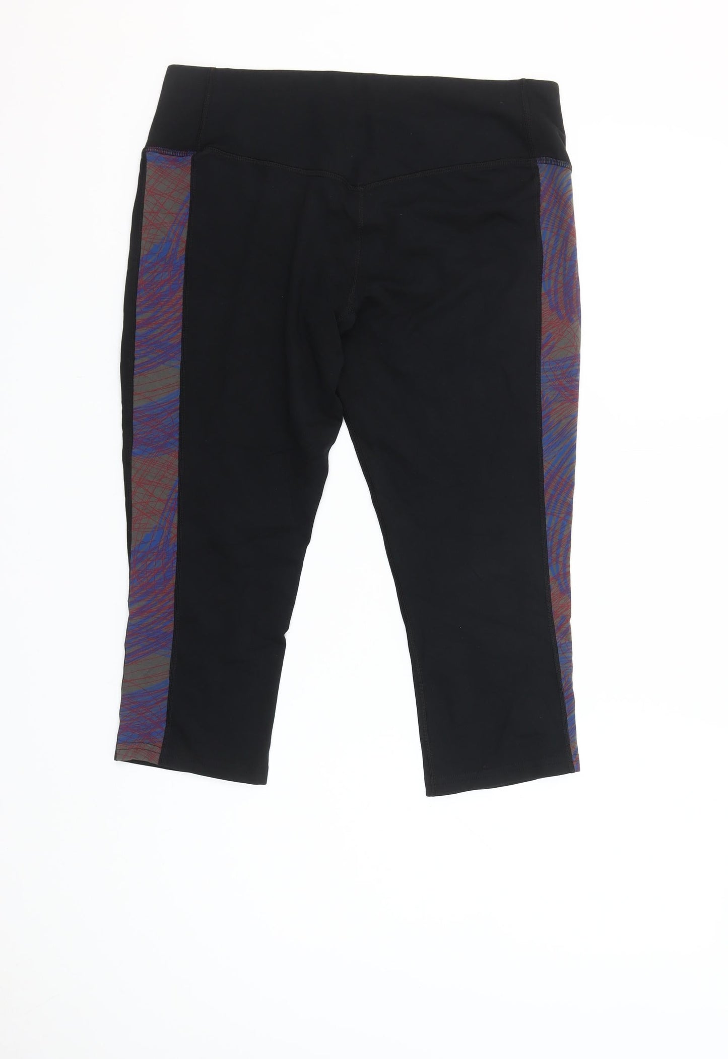 Nike Women's Black Dri-FIT Capri Leggings Size L Lightweight Training