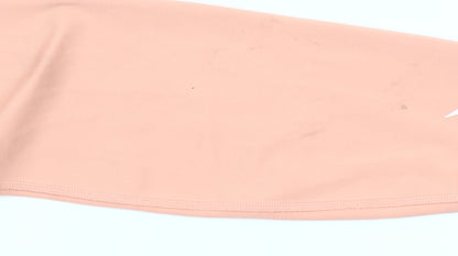 Nike Womens Peach Dri-FIT Leggings XS Slim Fit Activewear