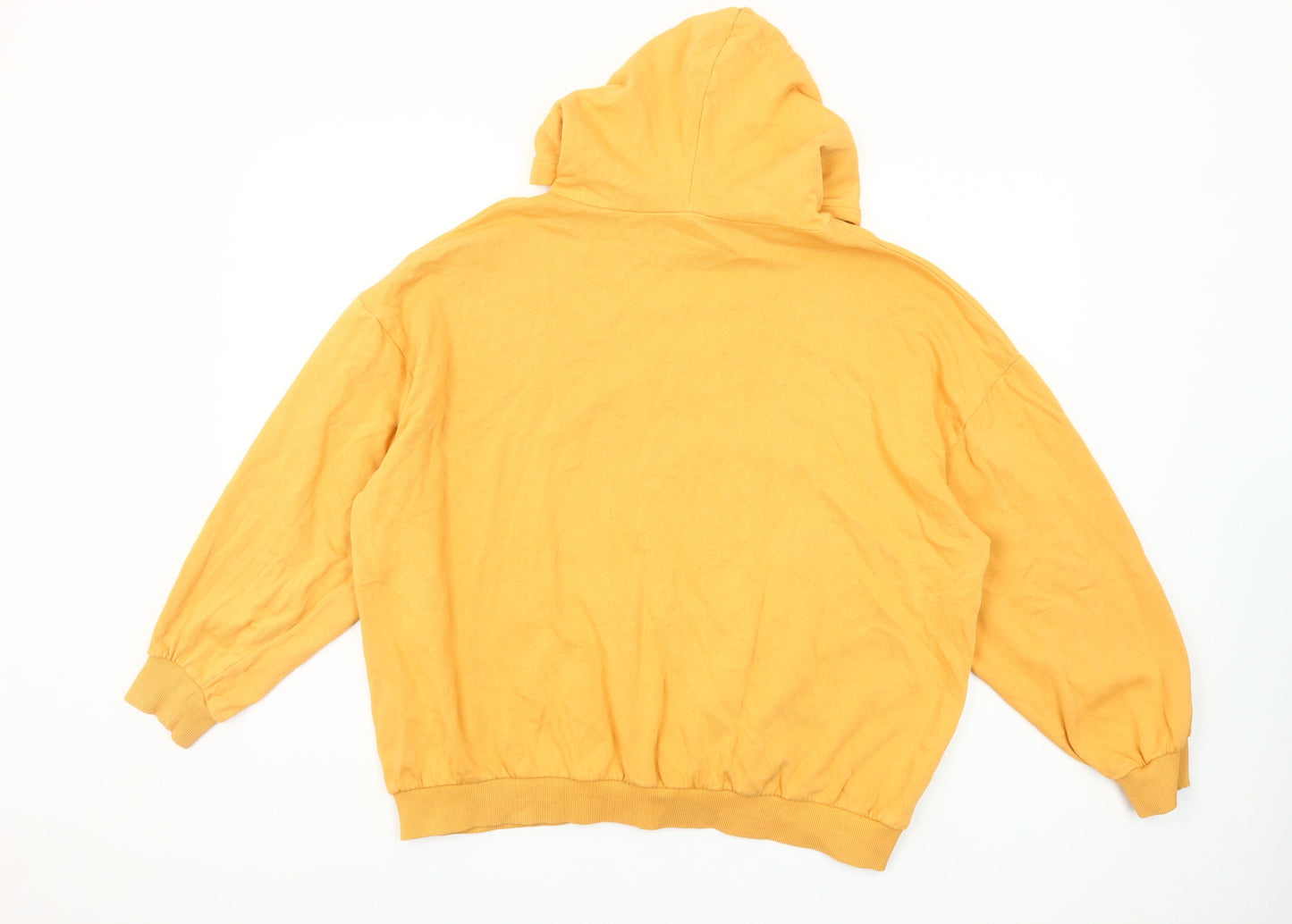 Pull&Bear Teen Yellow Hoodie Virginia Mountain Graphic Size M
