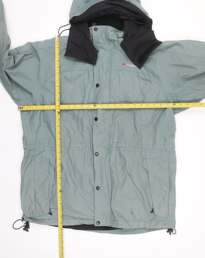 Berghaus Women’s Green Waterproof Parka Jacket Size 16 Hooded Outdoor