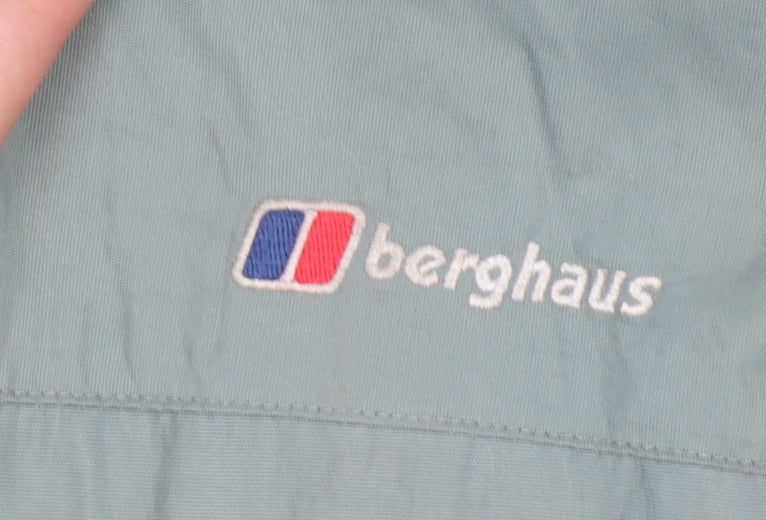 Berghaus Women’s Green Waterproof Parka Jacket Size 16 Hooded Outdoor