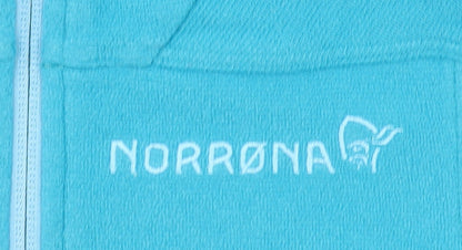 Norrøna Girls Blue Falketind Warm1 Fleece Jacket - Size 9 Years
