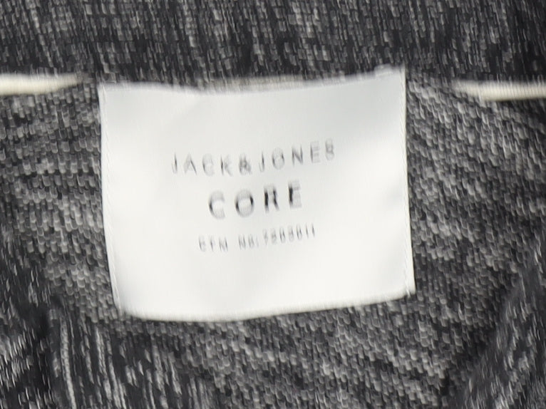 Jack & Jones CORE Men’s Grey Short Sleeve Polo Shirt Size L