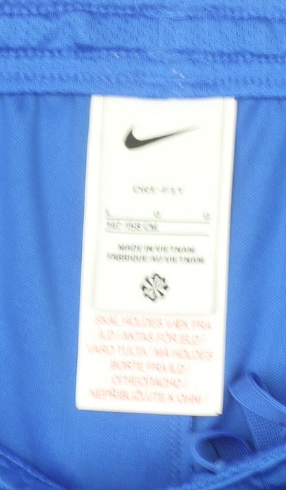 Nike Boys Blue Athletic Shorts L Lightweight Dri-Fit Sportswear