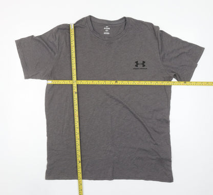 Under Armour Men’s Grey XL Relaxed Fit Moisture Wicking T-Shirt