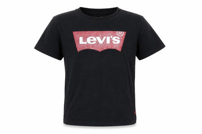 Boys UK Size 10 Years Levi's Black Basic T-Shirt