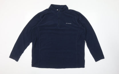 Columbia Women’s Navy Blue Fleece Pullover Sweatshirt XL