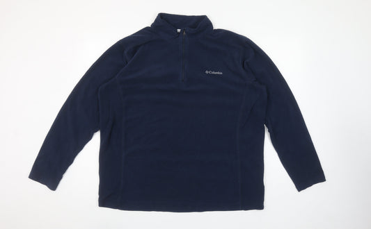 Columbia Women’s Navy Blue Fleece Pullover Sweatshirt XL