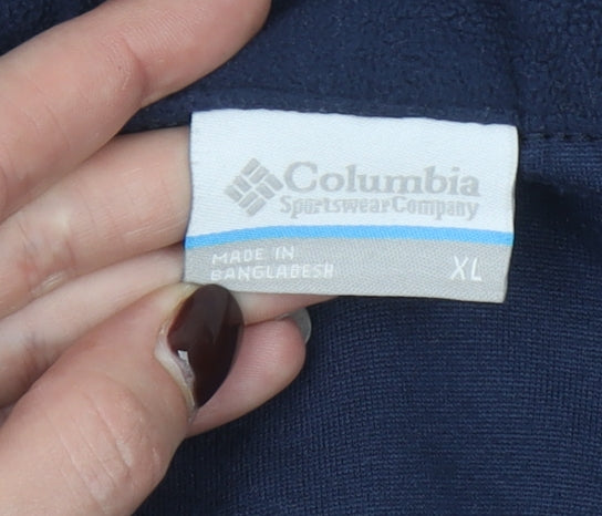 Columbia Women’s Navy Blue Fleece Pullover Sweatshirt XL