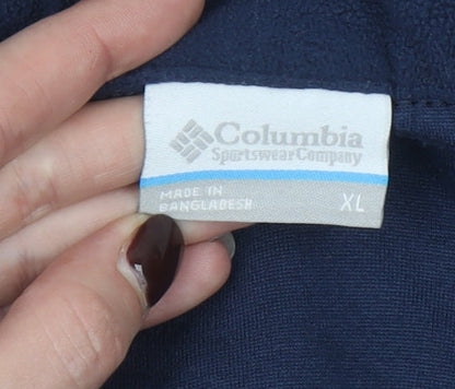 Columbia Women’s Navy Blue Fleece Pullover Sweatshirt XL