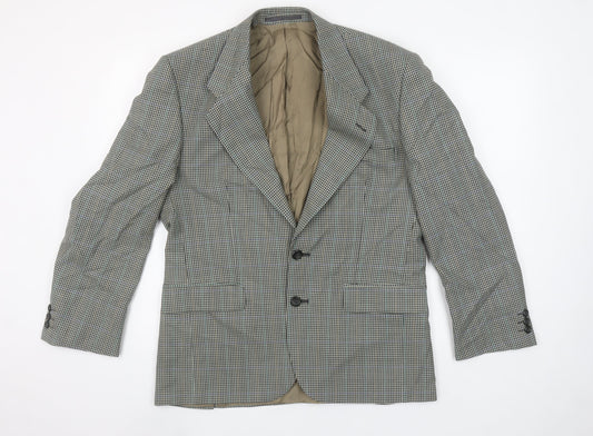 Mens UK Size 38 Pinstripe Fine Lines Regular Multicoloured Suit Jacket