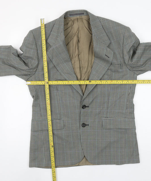 Mens UK Size 38 Pinstripe Fine Lines Regular Multicoloured Suit Jacket
