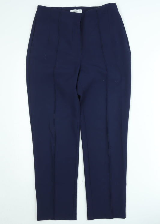 Gallery Women’s Blue Slim Tapered Trousers Size 10