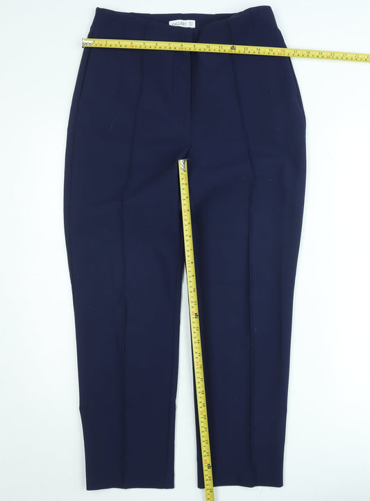 Gallery Women’s Blue Slim Tapered Trousers Size 10