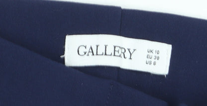 Gallery Women’s Blue Slim Tapered Trousers Size 10