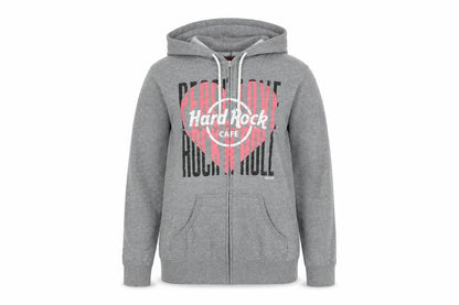 Womens UK Size M Hard Rock Cafe Grey Basic Jacket