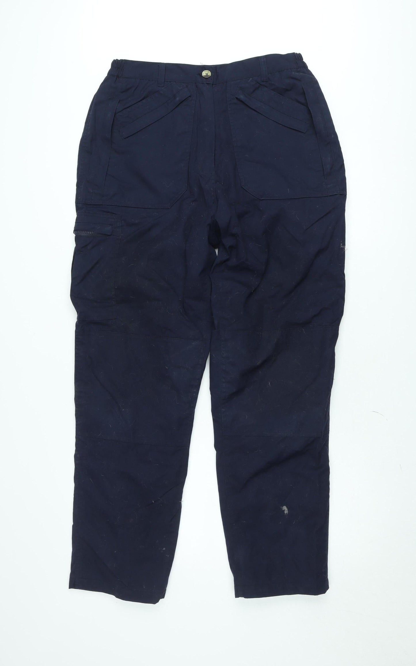 Regatta Men's Blue Cargo Trousers L 31in Inside Leg Lightweight Workwear