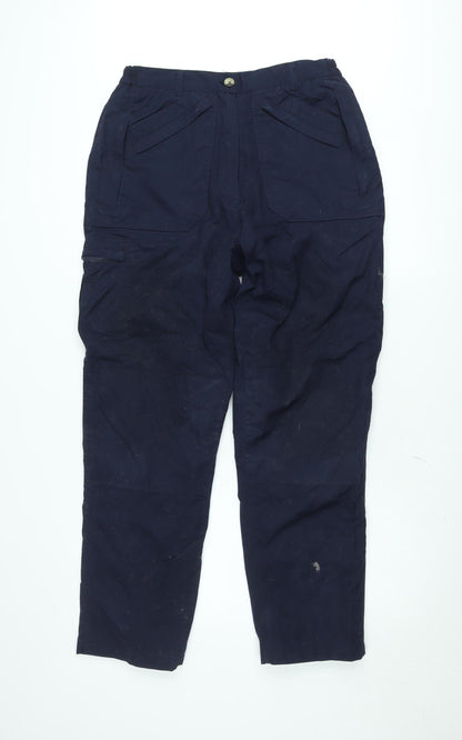 Regatta Men's Blue Cargo Trousers L 31in Inside Leg Lightweight Workwear