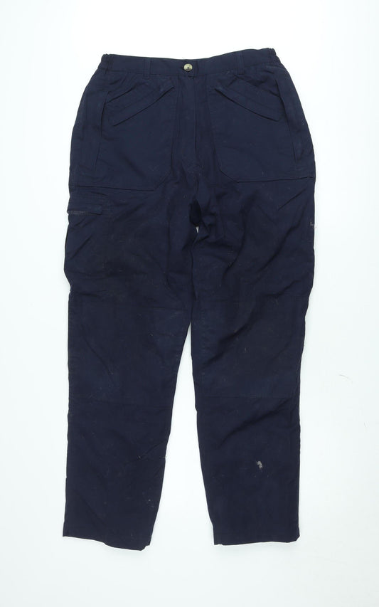 Regatta Men's Blue Cargo Trousers L 31in Inside Leg Lightweight Workwear