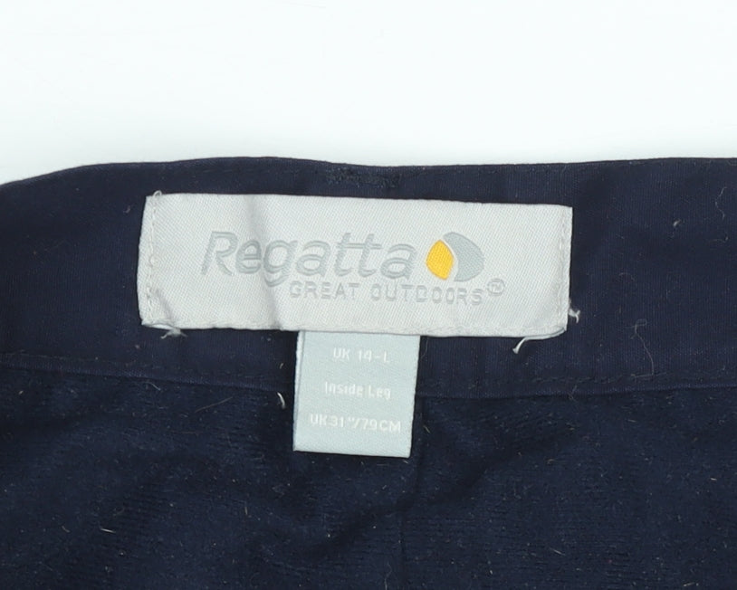 Regatta Men's Blue Cargo Trousers L 31in Inside Leg Lightweight Workwear