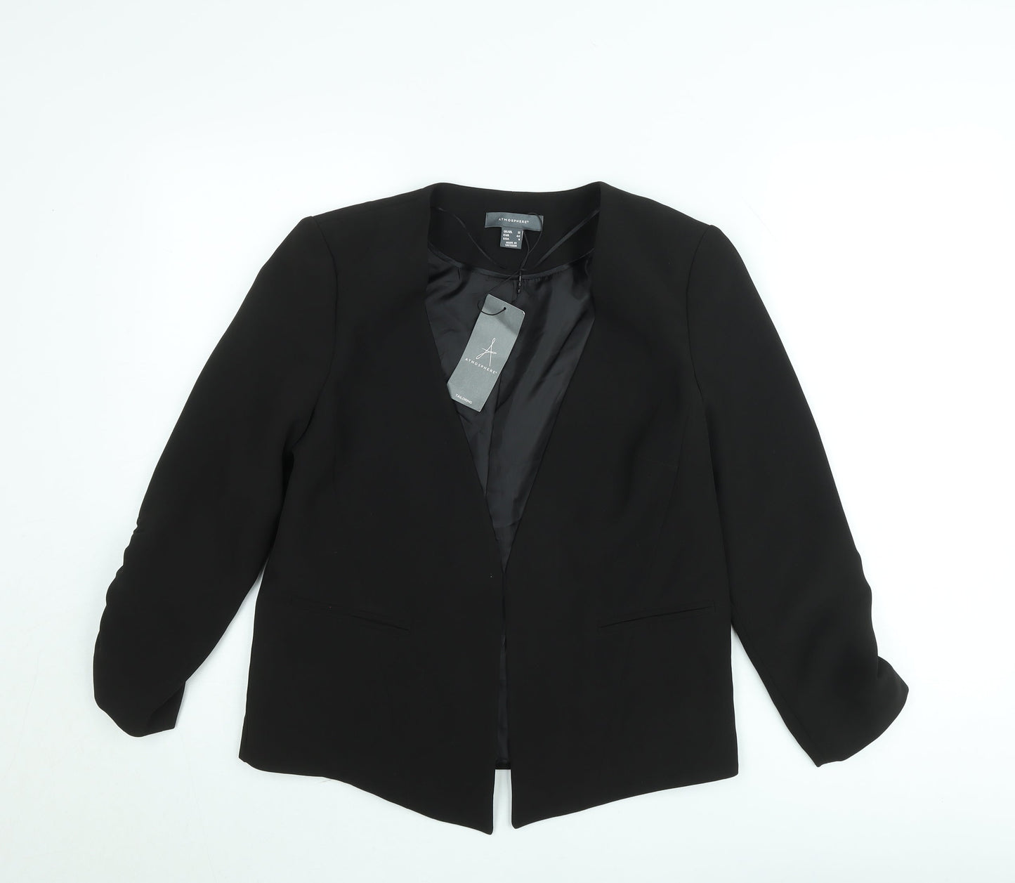 Atmosphere Women Black Size 12 Regular Fit Tailored Blazer