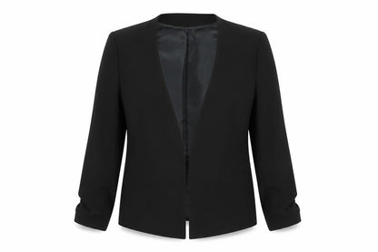Front view of Atmosphere Women Black, size 12, Regular Fit Tailored Blazer